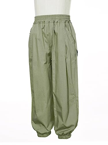 easyforever Kids Girls Boys Cotton Cargo Jogger Pants Athletic Sweatpants Street Hip Hop Dance Trousers with Pockets4
