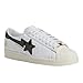 adidas Mens Sstr V Bape Lace Up Sneakers Shoes Casual - White - Size 11.5 M