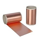 2-Layer Double-Sided Flexible Copper-Clad Laminate(Cu18μm/TPI25μm/Cu18μm x 9.8in)-5m-High Conductivity & Flexibility, Wearable Devices, and Automotive Electronics, 5G Circuit Board (1, 5m)