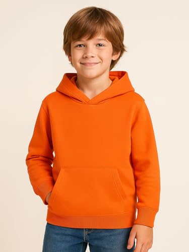 Image of HILEELANG Boy Hoodie Sweatshirt Zip-Up Cotton Casual Pocket Jacket Spring Fall Clothes