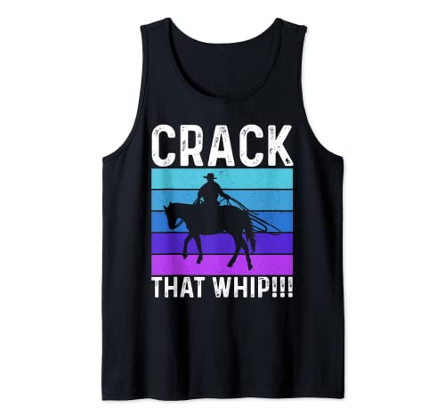 Crack That Whip Reitpeitsche, Reiter, Pferdeliebhaber, Bauer Tank Top