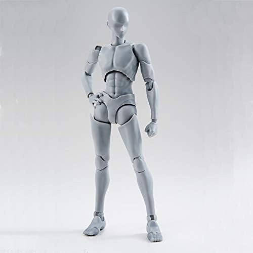 The Second-Generation Movable Gesture Joint Human Body Painting Doll Model, Art Sketch Artists' Manikins Model (Male)
