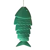 Carillon à vent Koi | Carillon à vent Koi | Cloches en métal pour extérieur, décoration de poissons Koi, décoration d'extérieur pour décoration de jardin extérieur