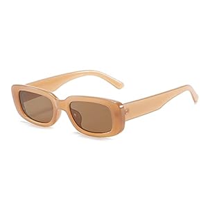 BUTABY Rectangle Sunglasses for Wom...