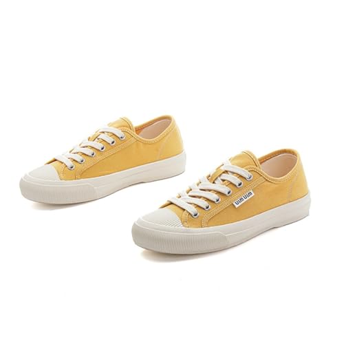 Zapatillas de Lona Blancas para Mujer Plantillas de Hierba Ula Natural Sneakers Planas Slip-On Casual Transpirables para Uso Diario