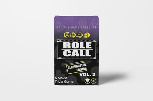CP TIME Role Call: Blackbuster Edition - Movie Trivia Game for Adults Black Culture Games Family Fun Great for Family Game Nights! (Volume 2)