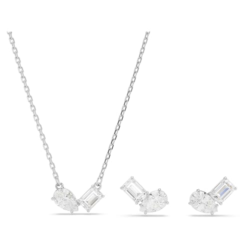 Juego de joyas Swarovski de metal para mujer con cristal elegante talla única
