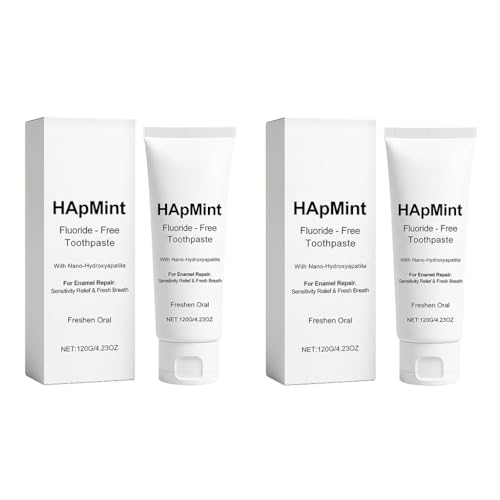 Dentifricio Alla Menta Fresca, Cura Delle Gengive E Sbiancamento Dei Denti, Rimuove Macchie Gialle/tartaro, Rinfresca L'alito, Pulisce A Fondo(2PCS)