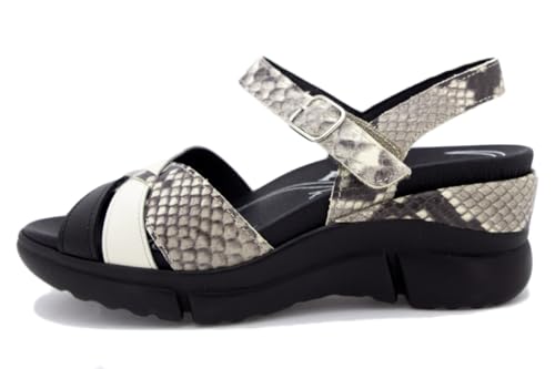 PieSanto - 200879 Sandalia Plantilla Extraíble Serpiente Hielo para: Mujer talla: 36