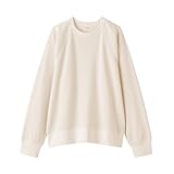 無印良品 婦人 ワッフル編みクルーネック長袖Tシャツ レディース BB2TVA6S 生成 M