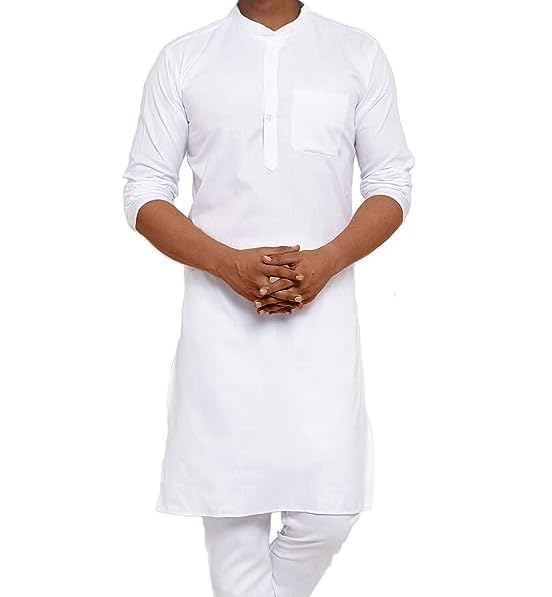 Classic Comfort: Men's 100% Pure Cotton Straight Kurta Pyjama Set - Premium A1 Quality-picture-36