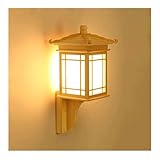 Photo Gallery sjhpzg applique da parete a led in stile cabina di tronchi, lampada da parete in legno in stile giapponese, decorazione per interni, lampada da parete a forma di casa per bagno Photo Gallery sjhpzg applique da parete a led in stile cabina di tronchi, lampada da parete in legno in stile giapponese, decorazione per interni, lampada da parete a forma di casa per bagno