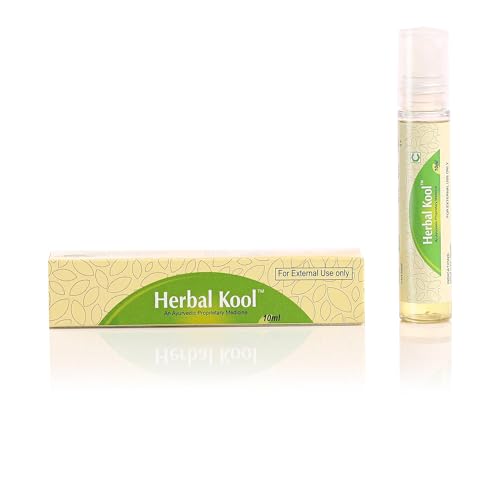 Image of Ayurvedic Roll-On Balm 10ml (Pack of 5) | Natural Relief for Headache, Cold, Nasal Congestion, Flu & Muscle Pain | With Camphor, Menthol & Herbal Oils | Portable Roll-On for Adults & Kids