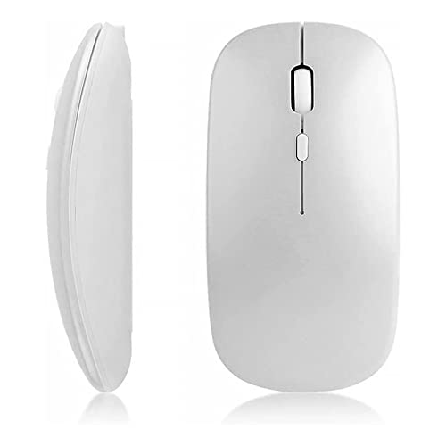 iSTYLE Ratón Inalámbrico Bluetooth, Seguimiento Óptico con 1600 dpi, 3 Botones, Bluetooth 5.2, Mini Ratón Silencioso Compatible con Mac, PC, Macbook, iPad, Android (Requiere batería AA) (Plata) Cover