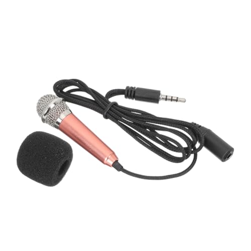 SWOOMEY 1set Miniature Microphone for Singing and Recording Play Design Compact and Portable Compatible Phones and Laptops for Interviews and Outdoor Use