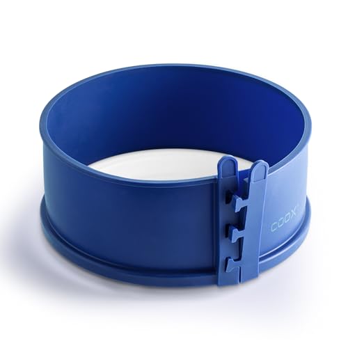 coox Springform mit Porzellanboden ⌀ 18 cm in Blau, perfekt backen und direkt auf der Porzellanplatte servieren und schneiden