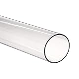 Zerobegin Acryl Plexiglas Rundrohr, Plexiglas hohles Rohr, leicht zu schneiden/Arbeit kann bohrende, DIY Werkzeug, 5Pcs, 200mm,Outer Diameter 19mm