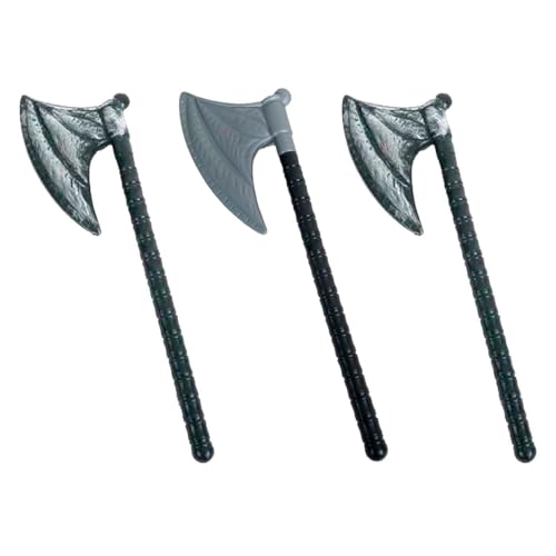 AC – Hacha Vikinga - Fabricado en plástico - Apto para jóvenes y Adultos - Complemento para Carnaval, Halloween y Celebraciones - 77 cm de Altura - Modelo Aleatorio