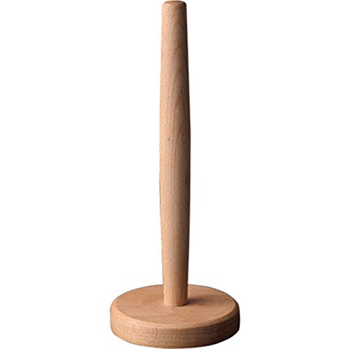 Assr Wooden Standing Paper Towel Holder, Wooden Reel Tissue Holder Rack Bamboo Paper Towel Stand For Kitchen Living Bedroom Fashion Home Decor #TOP1