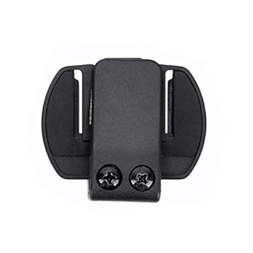 QSPORTPEAK 1x Clip de Montaje para el intercomunicador de Motocicleta V6/V4