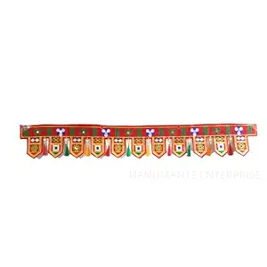 Hanumante Enterprise Toran Bandarwal & Traditional Door Hanging for Home Toran(Velvet)