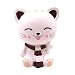 Produktbild Digitale Sparschwein Nette Katze Piggy Bank-Münzen-Bank-Geld-Bank rund 800 Münzen Stored Geschenke for Verliebte Kinder Home Decoration Münze Spartopf Container (Color : Brown)