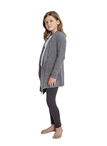 Barefoot Dreams Girl's Cozychic® Calypso Wrap (Little Kids/Big Kids) Heather Pacific Blue/Pewter 6-7 (Little Kids) #TOP3