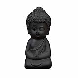 NO-LOGO GYDBJ Mini Accessoires de Jardin Buddha Statue Tea Pet Céramique Figurine Feng Shui Sculpture Méditation Miniatures Zen Jardin Accueil Décor