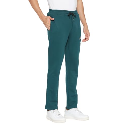 Image of Being Human Grey Regular Fit Track Pants for Men Clothing