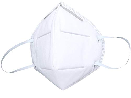 Preisvergleich Produktbild 1x AUPROTEC Wiederverwendbare Maske Gesichtsmaske Vlies Mundschutz Staubschutz mit Ohrschlaufen