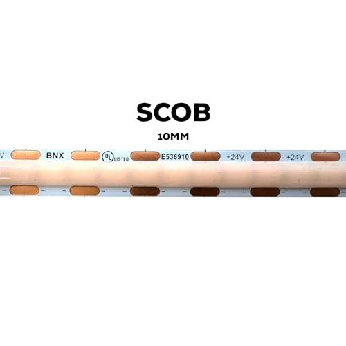Tira LED SCOB 24V 320 LEDs/m 10mm Dimmable 3000K 25m IP20 miniatura 3
