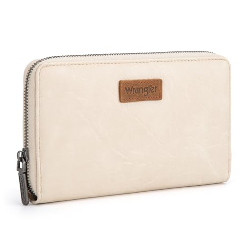 Image of Wrangler Womens Wallet Wristlet Long Purse Designer Clutch Large Capacity Credit Card Holder for Women Men