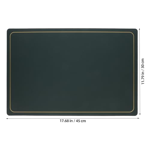 Sets de table PU Cabilock verts antidérapants et isolants - 3