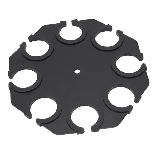 Multi Microphone Holder, orbicular Mic Holder with 8 Slots, Multiple Microphone Organizer and Display for Wired and Wireless Mics 3/8 Connection Thread