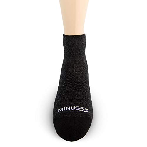 Image of USA Made - Microweight Cushion Ankle Socks - Trail Running Socks - Merino Wool - Mountain Heritage