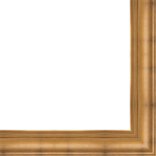 Picture Frame Moulding (Wood) 100ft Bundle - Traditional Gold Finish - 4