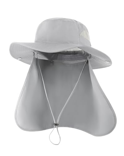 Image of Zylioo XXL Oversize UV Fishing Sun Hat for Big Heads,XL Quick Dry Boonie Hats,Large Cooling Safari Hats with Strap