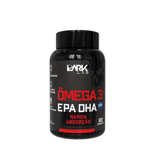 Ômega 3 EPA DHA, Dark Lab, 120 Cápsulas Ômega 3 EPA DHA, Dark Lab, 120 Cápsulas