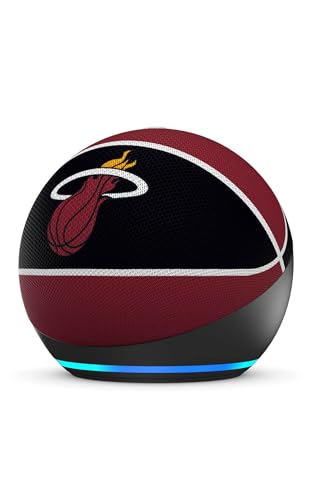Image of Amazon Echo Dot (newest model) | Officially Licensed NBA Limited-Edition | Miami Heat