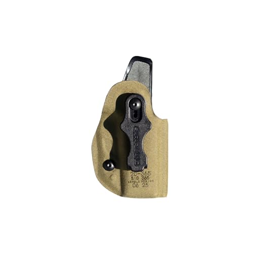 Safariland Species IWB Holster Compatible with Sig Sauer P365, Cordura Khaki, Right Hand