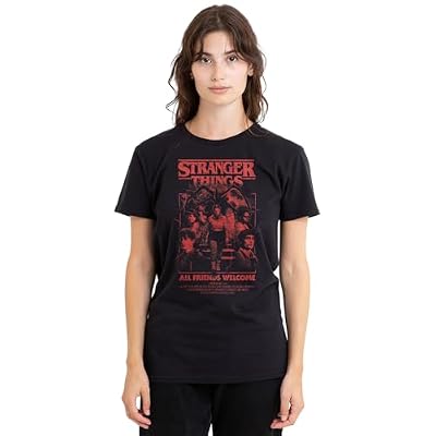 Stranger Things Mindflayer Group Horror Movie Poster Camiseta de Mujer, Negro, M | Ya disponible en tu tienda friki favorita! En mundofriki.es! Stranger Things Mindflayer Group Horror Movie Poster Camiseta de Mujer, Negro, M | Ya disponible en tu tienda friki favorita! En mundofriki.es!
