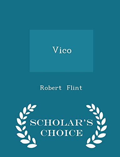 Vico - Scholar's Choice Edition 129711437X Book Cover