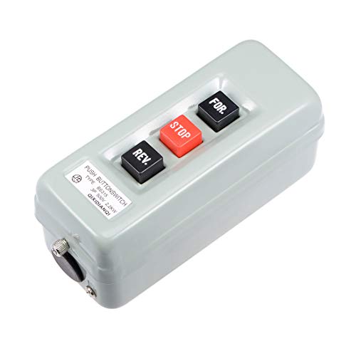 Bouton poussoir autobloquant 15A interrupteur marche arrêt 2.2kW