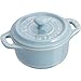 STAUB Ceramic 6-pc Mini Round Cocotte Set - Macaron Pastel Colors