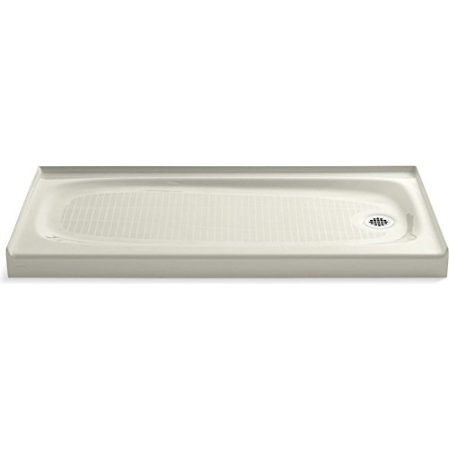 Kohler K-9054-96 Shower Receptor with Right-Hand Drain Biscuit