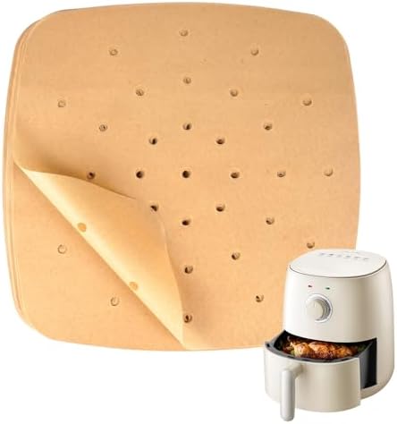 250 Pieces Non-Stick Perforated Air Fryer Paper 20.5cm