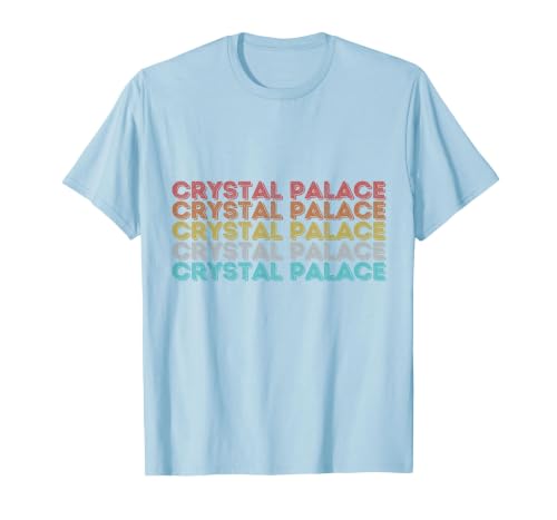 Vintage Retro Crystal Palace T-Shirt, Men, Baby Blue, Small