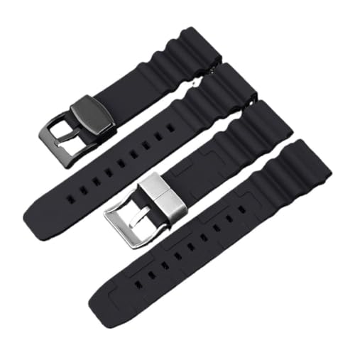 Correa impermeable de silicona para hombre con aro de metal resistente al buceo 2