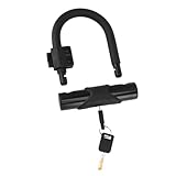 KIMISS Robustes, Diebstahlsicheres Bügelschloss für Fahrräder, Tragbares Fahrradschloss mit Montagehalterung für Mountainbikes und Rennräder