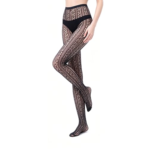 Image of Black Sheer Tights Y2K High Waist Pantyhose with Bows Patterned Stockings for Women